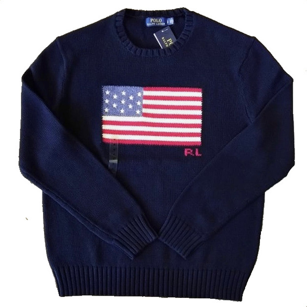 Ralph Lauren American Flag Crew Sweater - REXTYLE