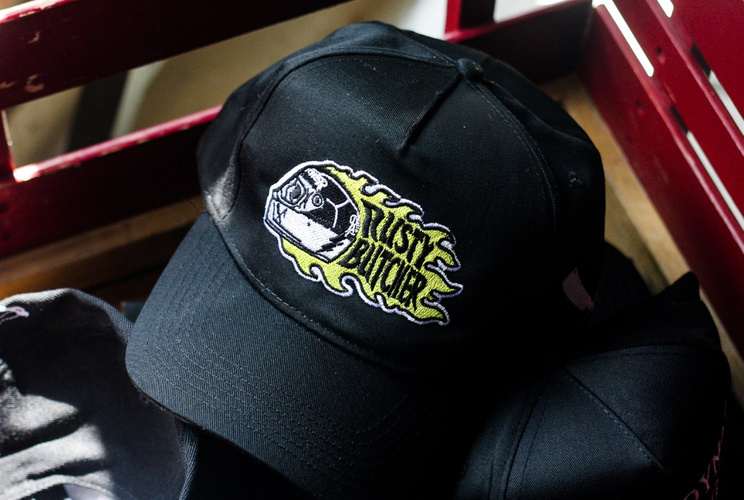 rusty butcher hat