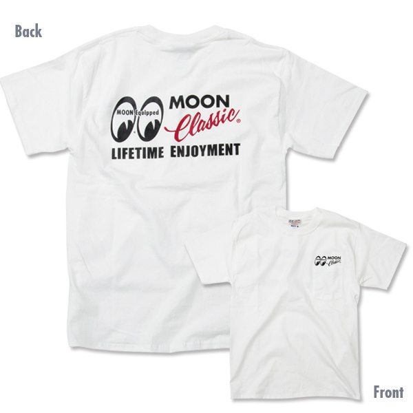 Moon Classic Logo Tshirt with Pocket Riders Garage & Co