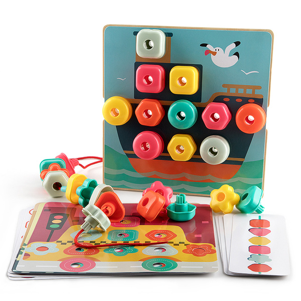 Top Bright Rainbow Stacking Sequence Box Rooke&Reese