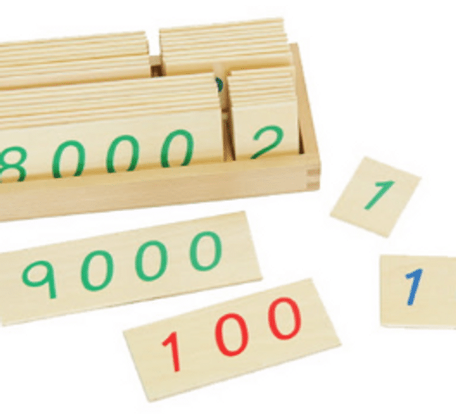 Large Wooden Number Cards (1-9000) - Rooke&Reese