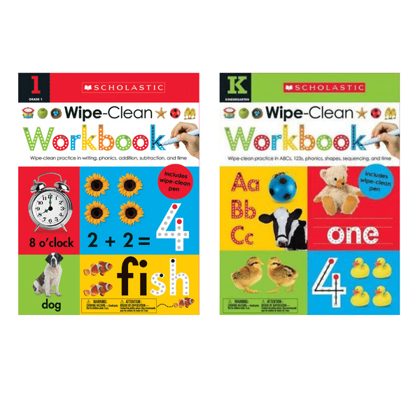 Scholastic Early Learners Wipe Clean Workbooks Rooke&Reese