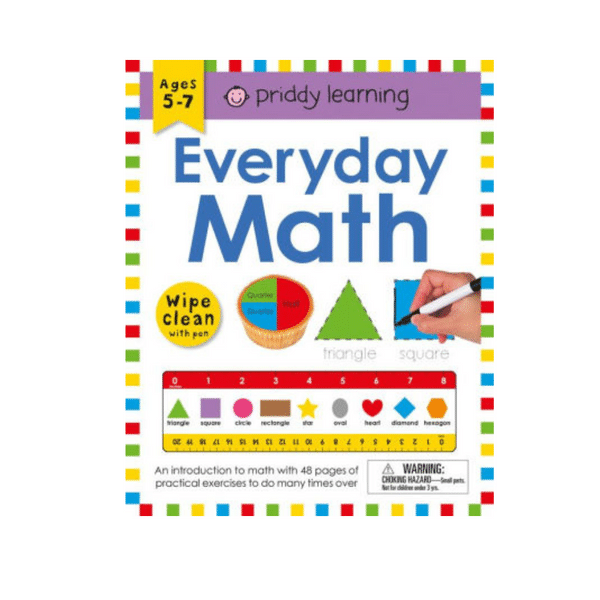 Wipe Clean Workbook: Everyday Math (Enclosed spiral binding) - Rooke&Reese