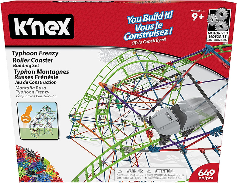 Typhoon Frenzy Roller Coaster Building Set main image 0