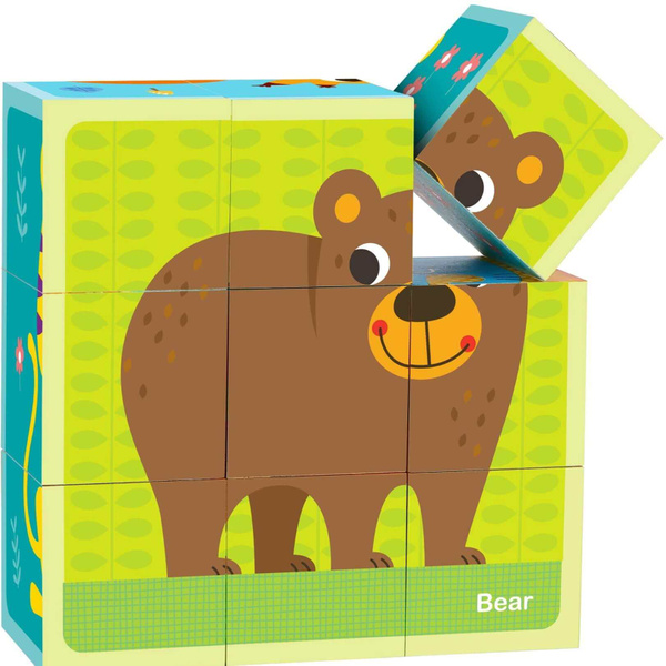 Tooky Toy Animal Block Puzzle - Rooke&Reese