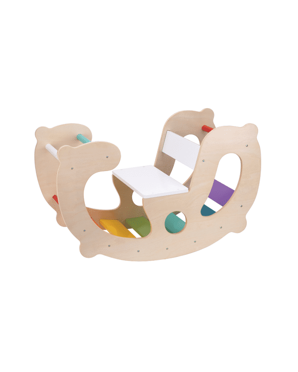 Wooden Rainbow Rocker - Rooke&Reese