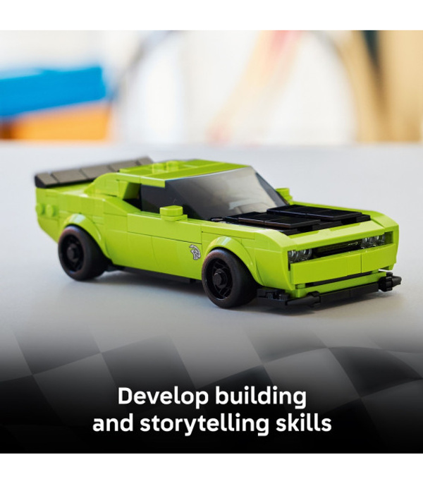 LEGO® Speed Champions Dodge Challenger SRT Hellcat Sports Car (77237 ...
