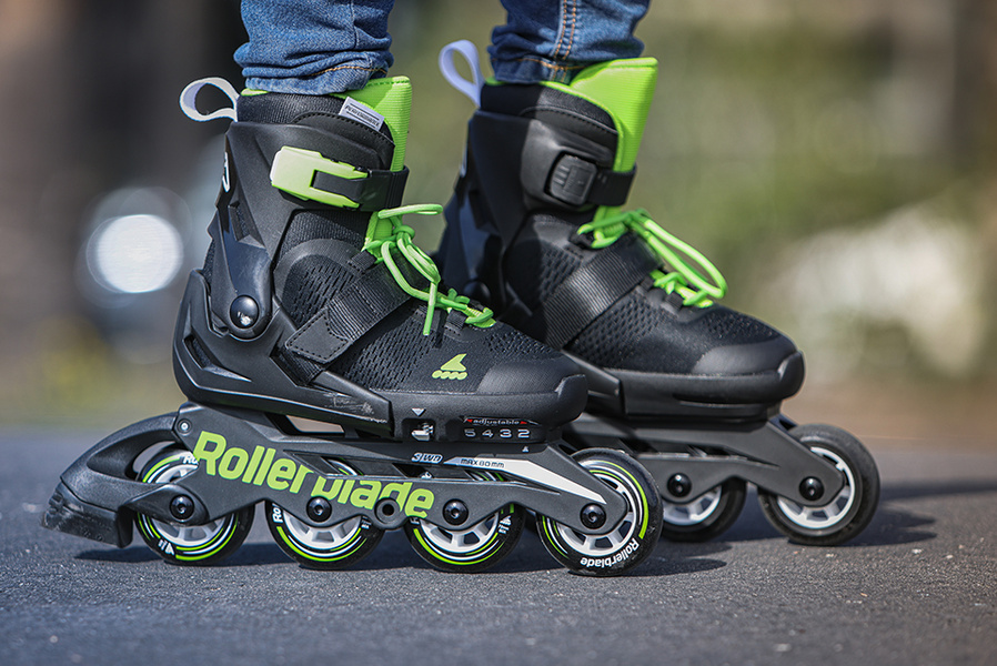 Rollerblade Microblade Black/Green - Skateline