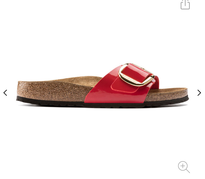 BS Madrid Big Buckle Patent Cherry NF - Solefied
