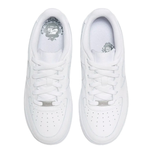 Nike (GS) Air Force 1 LE White/White - Solefied