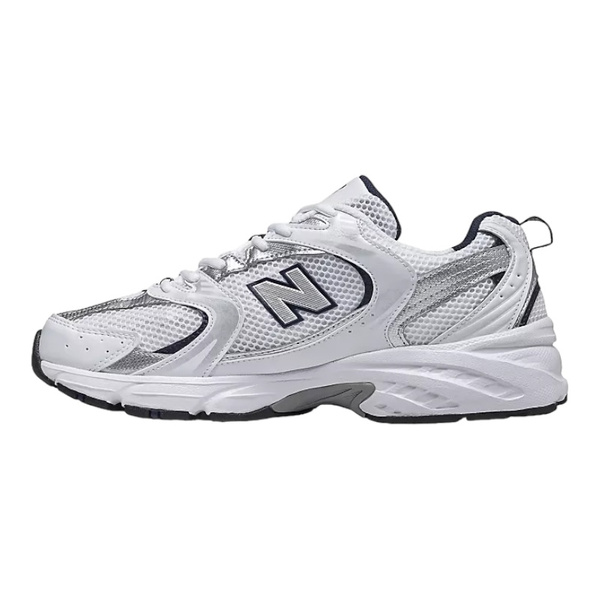 New Balance 530 White Silver/Navy - Solefied