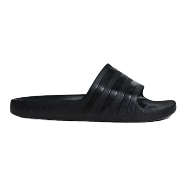 Adidas Slides Adilette Aqua Stripes Black - Solefied