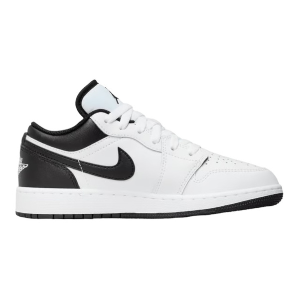 AIR Jordan 1 Low (GS) White/Black-White (553560 132) - Solefied