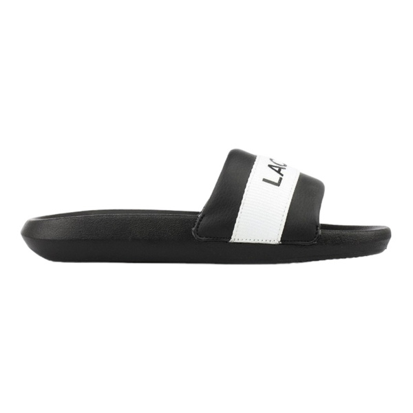 Lacoste Croco Slide 0721 1 CFA Black/White (7-41CFA0011312) - Solefied