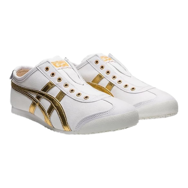 Onitsuka Tiger Mexico 66 Slip-On White/Pure Gold (1183A962-102) - Solefied