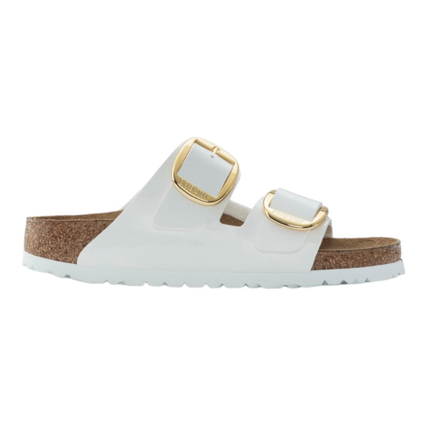 BS Arizona Big Buckle Patent White NF (1019818) - Solefied