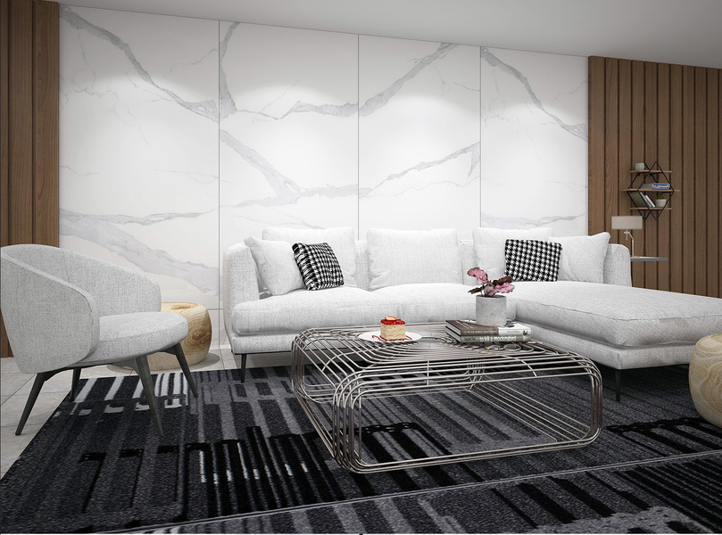 Calacatta White Polished 120cmx240cmx9mm - SSE