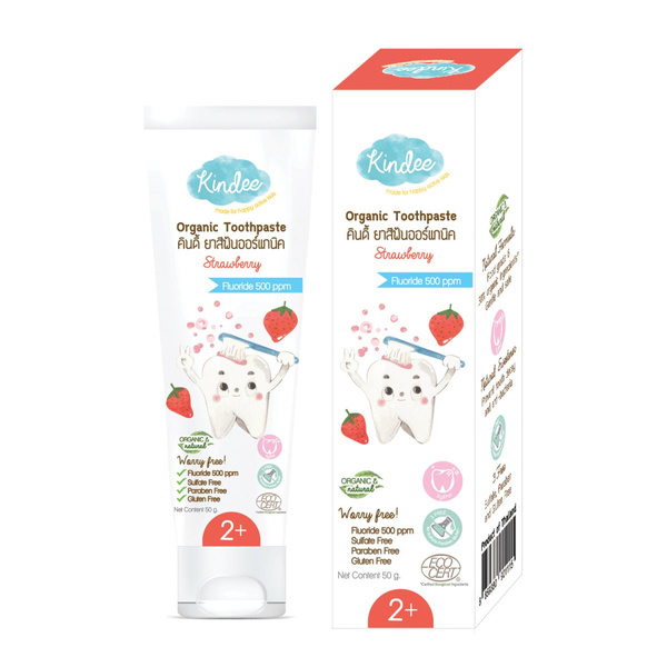 Kindee Organic Toothpaste (500ppm) - Storked