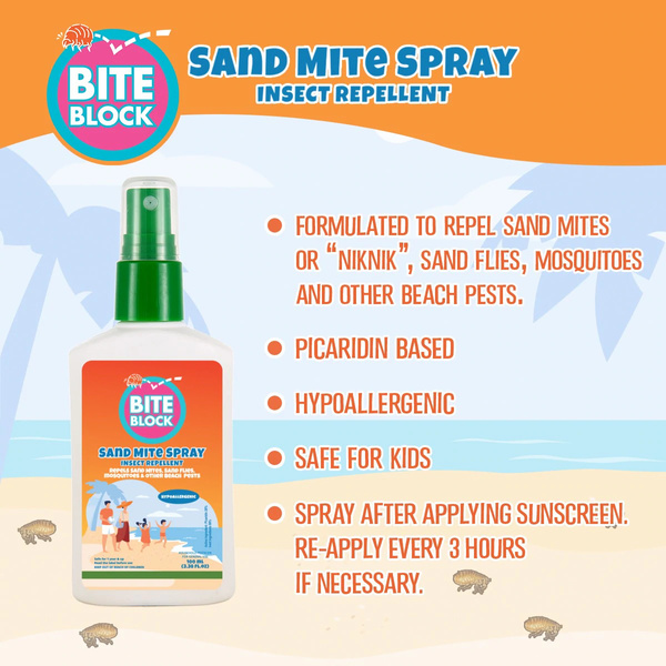 Bite Block Sand Mite Spray 100ml - Storked