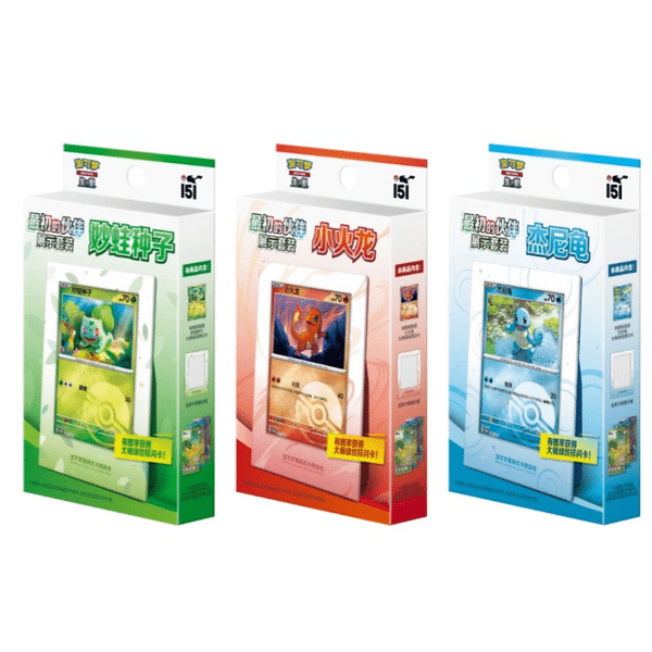 POKEMON TCG: COLLECT 151 FIRST PARTNER DISPLAY SET (CHINESE VER.) - SET ...