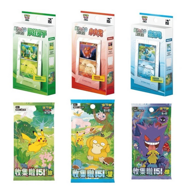 POKEMON TCG: COLLECT 151 FIRST PARTNER DISPLAY SET (CHINESE VER.) - SET ...