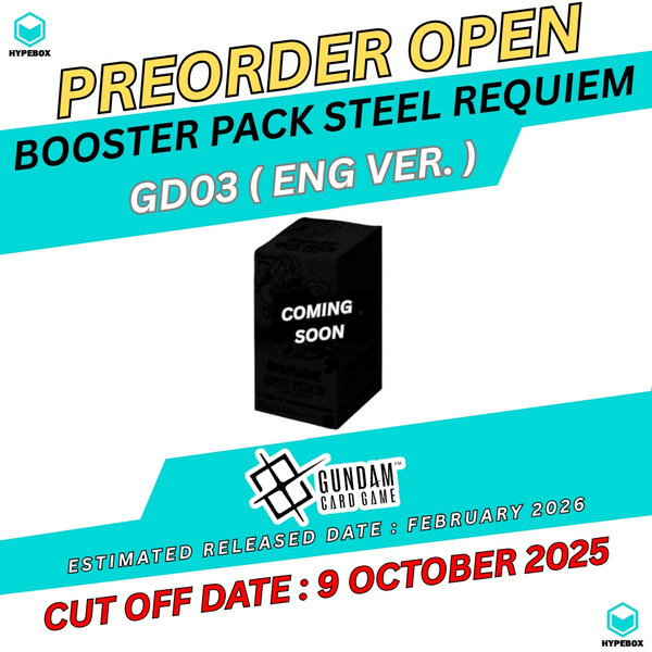 how much is a mega evolution booster box Gundam Card Game Booster Pack [GD02] (ENG) – 1UP main image 1