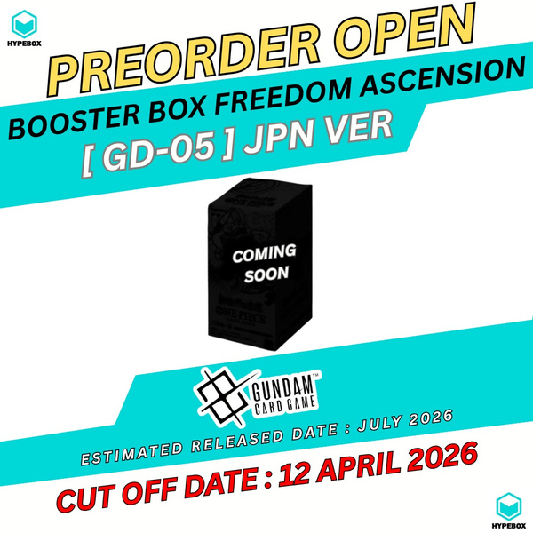 [PRE-ORDER] - GUNDAM CARD GAME DECK BOOSTER BOX FREEDOM ASCENSION [GD05 ...
