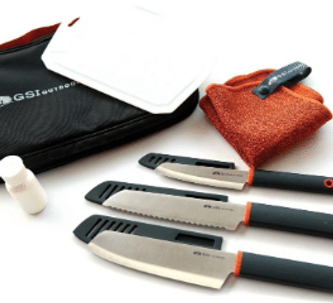 ชุดมีด GSI Outdoors SANTOKU KNIFE SET US Camp by ตะเกียงพาณิชย์