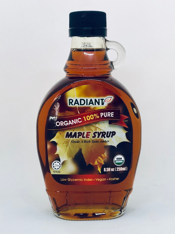 Radiant Organic Maple Syrup 250ml Vegan District
