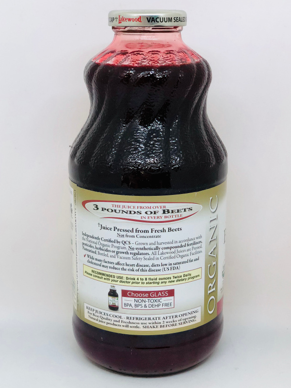 Lakewood Org Pure Beet Juice 32 oz - Vegan District