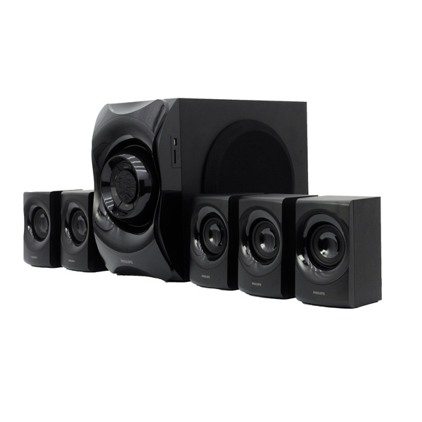 SPA8000B Philips 5.1 Channel Multimedia Speaker 120W with BT/USB/FM
