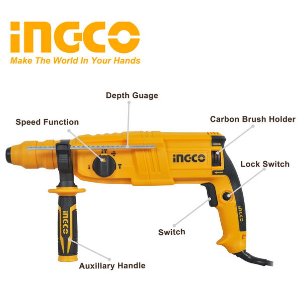 RGH90282 Ingco Rotary Hammer 800W Winland Electronics And Electrical
