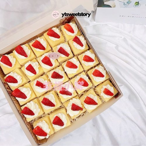 草莓切片蛋糕-Strawberry Slice Cake 25片装/pcs - 幸福小窝ytsweetstory